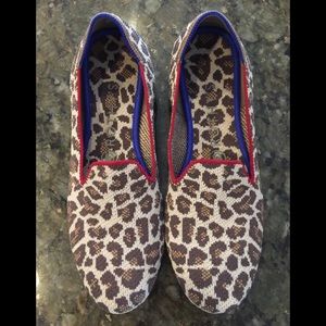 Rothy's mocha spot loafers